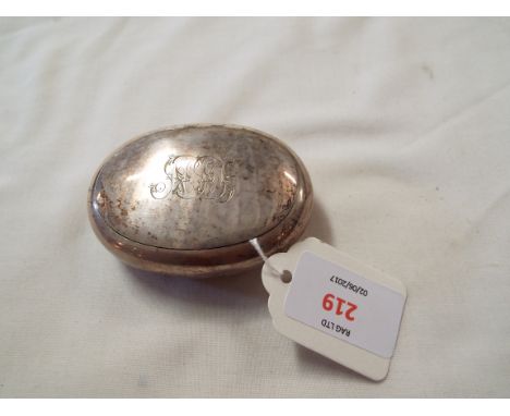 An S.B. & S Ltd silver and gilt snuff box