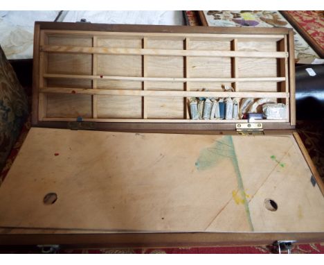 A vintage artists box