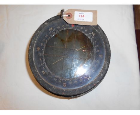 An early to mid 20thC ship's gimbal compass, type P10, No.23094 