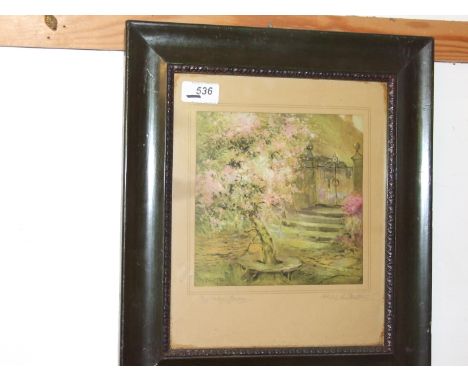 PHILIP E STRETTON PRINT - MY LADIES GARDEN