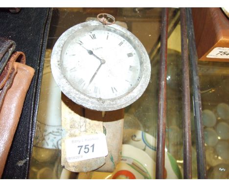 MILITARY BUTTON CLEANERS AND 8 DAY CLOCK 