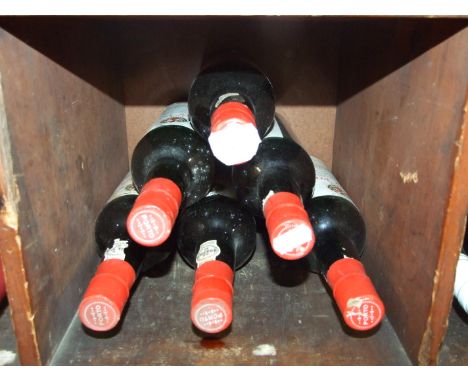 6 BOTTLES OF FINE RUBY PORT 