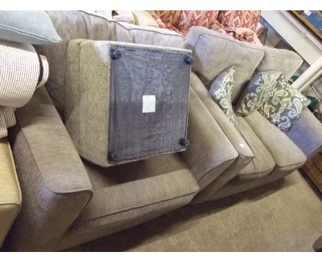 2 SEATER SOFA, ARMCHAIR AND FOOTSTOOL 