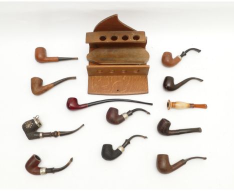 A collection of meerschaum pipes, mid 20th century and later, makers to include Petersons, Darvill, Acorn, and other unnamed 