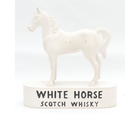 Advertising/Breweriana; a ceramic White Horse Scotch Whisky bar model of a horse, 22cm high.