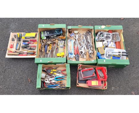 four boxes mainly mechanics tools