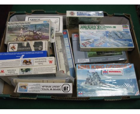 Approximately Fifteen Plastic Model Kits, by Esci, Frog, Hobbymaster, Heller, Hasegawa, Airfix, J.B. Models and other. model 