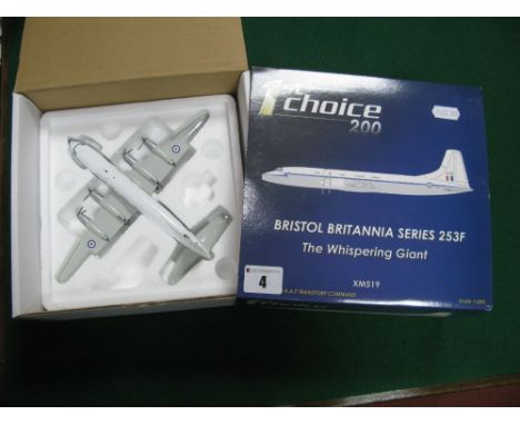 1st Choice 200 1:200th Scale Diecast Model Aircraft, #XM519 Bristol Britannia series 253F "The Whispering Giant" FC2 - Brit 0