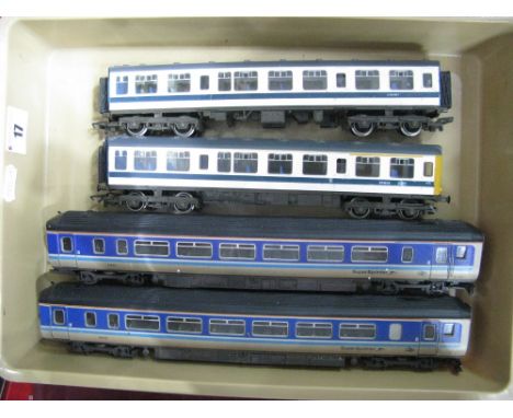 Lima 'OO' Gauge/4mm Class 156 Two Car "Super Sprinter", car no.'s 57443 and 52443, provincial blue, Plus Hornby ref R698 clas