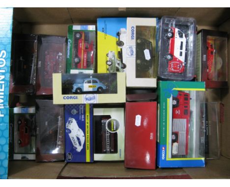 Approximately Eighteen Diecast Model Vehicles, by Corgi, Cararama, Oxford, Atlas Editions and other, all Emergency Services V