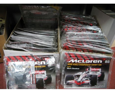 Deagostini Unbuilt 1:8th Scale "Build Your Own McLaren" Mercedes MP4-23 2008 World Championship Winning Car, collected over 8