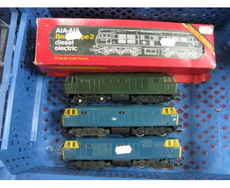 A Hornby "OO" Gauge/4mm Ref R357 Brush Type 2 AIA-AIA Class 31 Diesel Electric Locomotive, BR green, R/No D5572; very good bo
