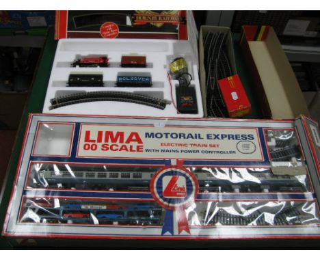Hornby Railways "OO" Gauge Pick Up Goods Set, comprising of 0-4-0 Locomotive 'Roger', three rolling stock items, track, Lima 