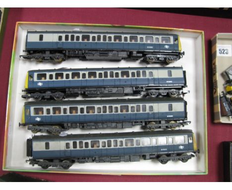 Two LIMA "OO"Gauge/4mm Class 117 Two Car DMU's, BR blue/grey - comprising motor brake 2nd R/No W51350 and trailer coach R/No 