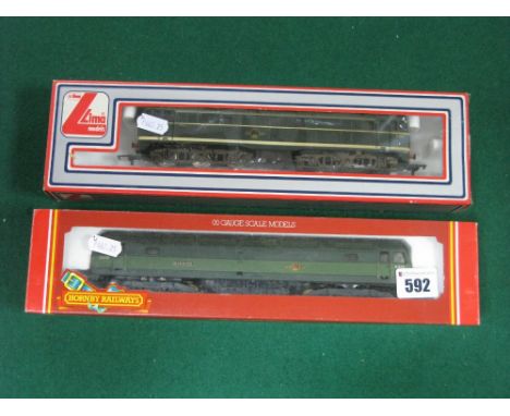 Two "OO"Gauge/4mm Co-Co Diesel Locomotives, Hornby Ref R328 BR green Class 47 "Mammoth", R/No D1670, LIMA Ref 205105 class 31