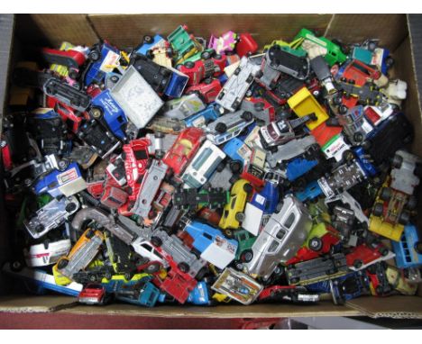 A Quantity of Diecast Model Vehicles, by Corgi, Lledo, Matchbox, Dinky, playworn.