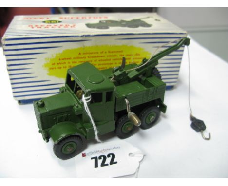 Dinky Supertoys No. 661 - Recovery Tractor, overall good plus, chipping to some edges, boxed, some rubbing, staining to box, 