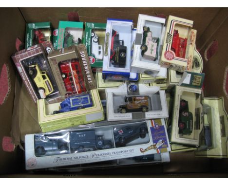 Approximately Thirty Diecast Model Vehicles, by Lledo and similar, all boxed.