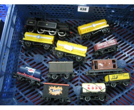 Airfix "OO" Gauge Class N2 0-6-2T Locomotive, R/No. 69531 BR black; together with ten "OO" Gauge rolling stock items includin