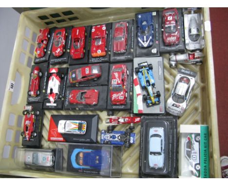 Approximately Twenty Four 'Pieceworks' and Similar Diecast Model Sports and Racing Cars, including Alfetta GTV 2.0, Alfa Rome