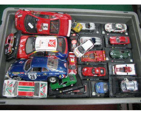 In Excess of Twenty Diecast Model Rally and Racing Cars, variable scales including Sun Star 1:18th scale Citroen Xsara 'Loeb'