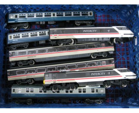 A Hornby "OO" Gauge/4mm Ref R269 Class 91 Electric Intercity/Swallow Livery Locomotive, R/No.91014. Plus a Ref R471 Intercity