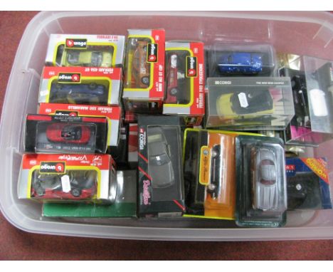 A Quantity of Diecast Model Vehicles, by Burago, Corgi, Cararama and other including Mercedes 320 SL Coupe, Corgi, - The New 