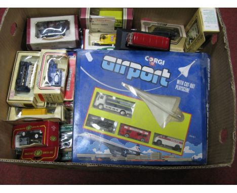 Approximately Thirty Diecast Model Vehicles, by Lledo, Oxford, Corgi and other, nearly always boxed.