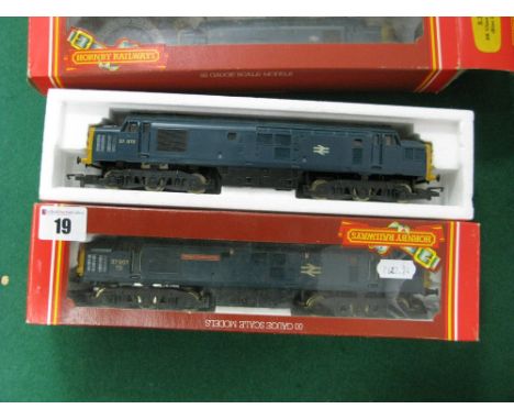 Two Hornby "OO"Gauge/4mm Class 37 Co-Co Diesel Locomotives, BR blue, boxed Ref No R369, R/No 37073, and Ref No R.402 "William