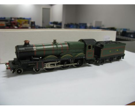 Wrenn 'OO' Gauge/4mm Ref W2222 Castle Class 4-6-0 Steam Locomotive and Six Wheel Tender, GW green 'Devizes Castle' R/No. 7002