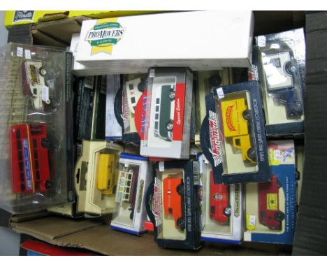 A Quantity of Diecast Model Vehicles, by Lledo, Oxford Diecast and similar, including Days Gone, Vanguards 1950 Bedford 'Luco