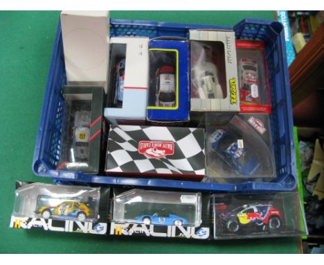 Twelve 1:43rd Scale Diecast Model Rally Cars and Sports Cars, by Solido, Verem, Detail Cars and other including Chaparral 2D,