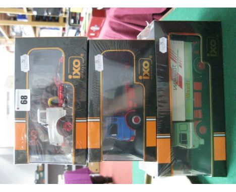 Three IXO 1:43rd Scale Diecast Model Commercial Vehicles, including MAN 'Wandt', all sealed as new.