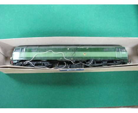 A Scratch Built 'O'/7mm Gauge Class 47 Locomotive, twin motor R/No. D1586, BR Lion Totem green livery, in need of full restor