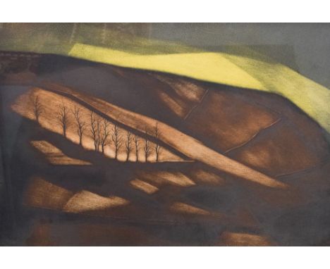 Francis Kelly (1927-2012), Yorkshire Moor, lithograph, signed and numbered 30 of 50, 53cm x 71cm, framed