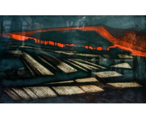 Francis Kelly (1927-2012), Ridge, lithograph, signed artists proof, 43cm x 68cm, framed
