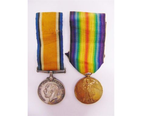 A GREAT WAR PAIR OF MEDALS TO PRIVATE L.M. PAUL, SOMERSET LIGHT INFANTRY comprising the British War Medal 1914-20 and Victory
