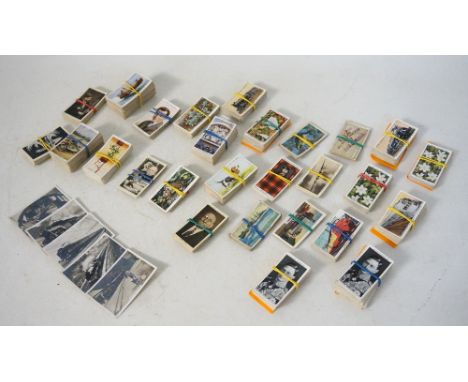 COLLECTION OF CIGARETTE CARDS
including Mitchell's, Wills and Senior Service, subjects vary, with tea and other cards