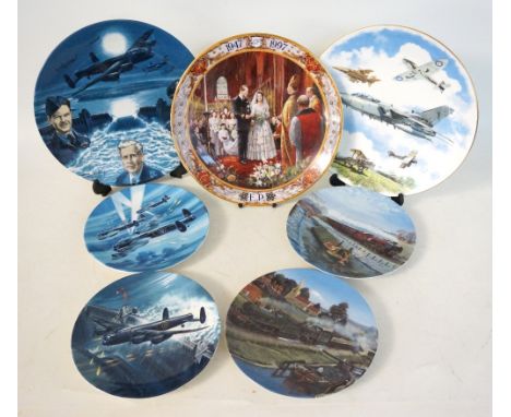 COLLECTION OF VARIOUS PICTURE PLATES
including Bradford Exchange 'Dambusters', Royal Doulton 'R.A.F. 75th Anniversary', Royal