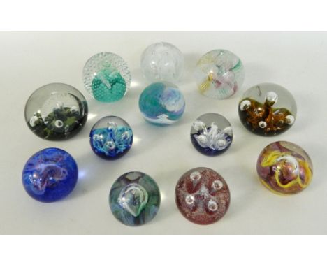 COLLECTION OF CAITHNESS SCOTTISH GLASS PAPERWEIGHTS
including 'Daydreams', 'Moonflower', 'Congratulation', 'Red Mini Moonflow