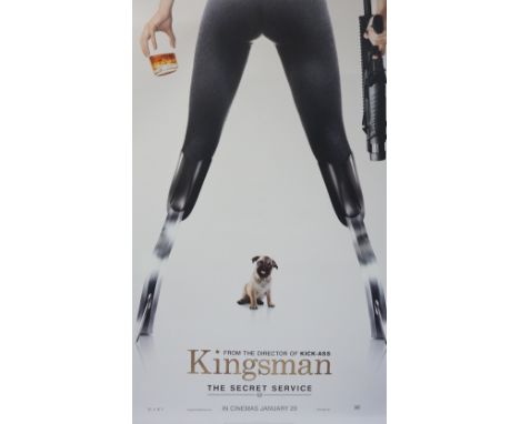 FOUR DIFFERENT MOTION PICTURE MOVIE BANNERS OF KINGSMAN
released January 2015, starring Colin Firth, Samuel L Jackson and Mic