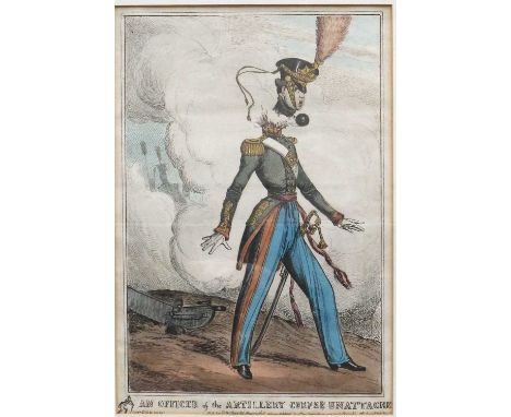 An Officer of the Corpse Unattached, colour print ex. Parker Gallery