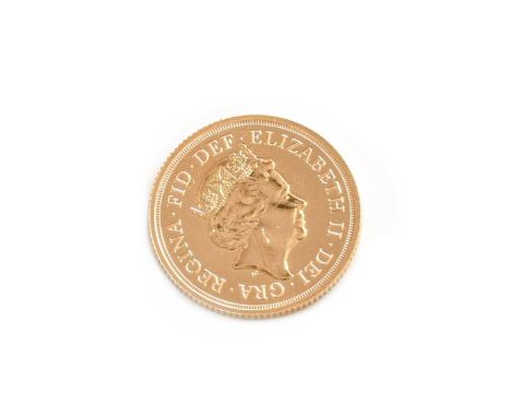 Elizabeth II, Sovereign 2016, obv. Clark portrait of The Queen, rev. Pistrucci; Brilliant Uncirculated