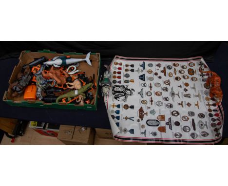 A collection of 1990s Action Man accessories.