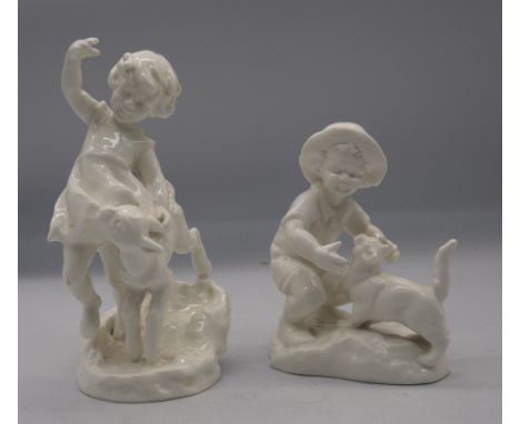 A collection of 6 blank figures to include Royal Doulton and Royal Worcester (6)