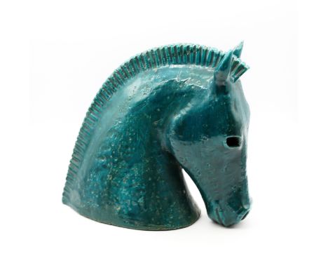 Bitossi designed by Aldo Londi: a Mid 20th Century, circa 1965, Italian glazed studio art pottery sculpture modelled as a (Tr