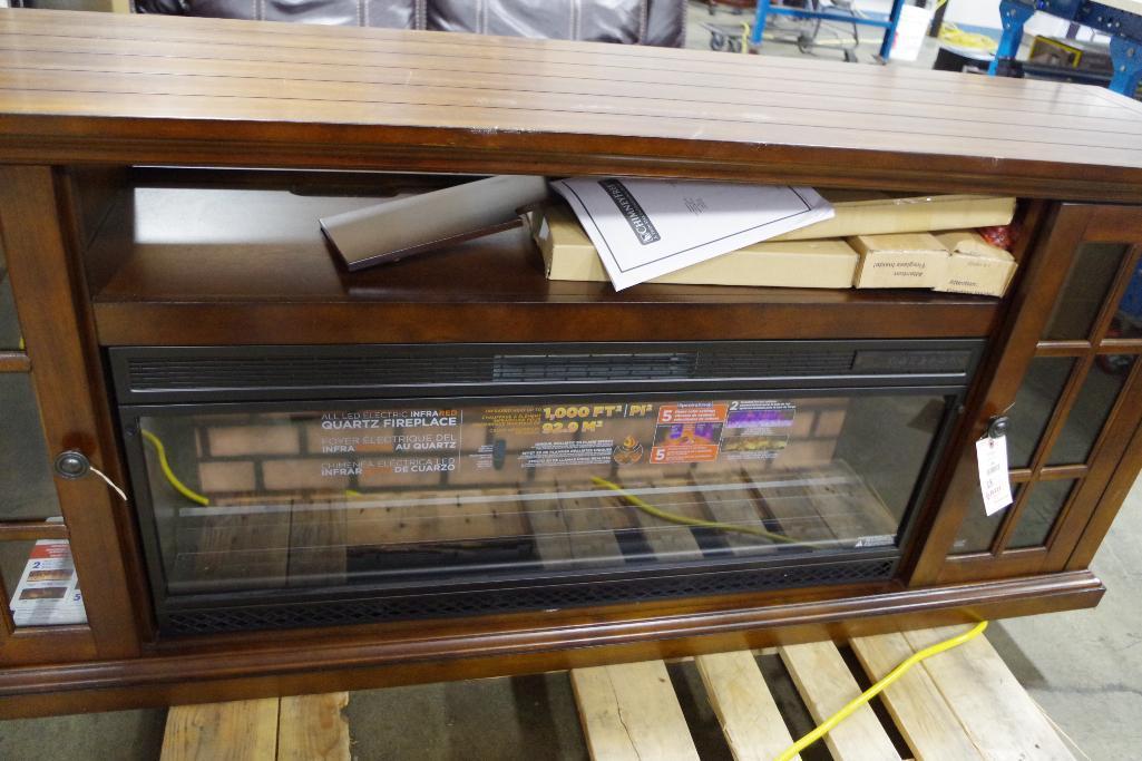 TRESANTI 74" Fireplace Console / TV Stand (Appears NEW)