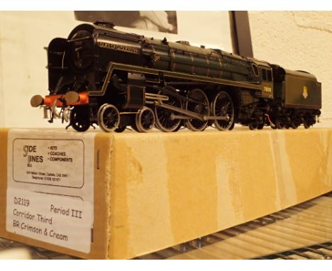 Kit built fine scale O gauge BR Green Duke of Gloucester model steam locomotive no 71000  CONDITION REPORT: The box is not or