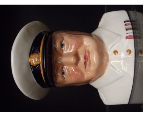 Carltonware Winston Churchill character jug, height 15cm
