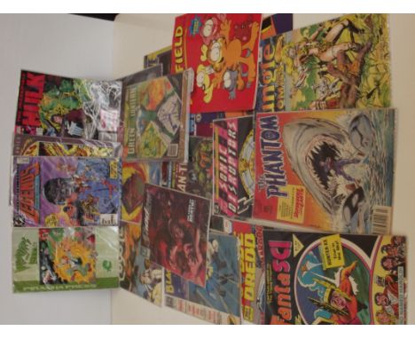 Box of first issued comics